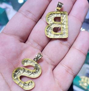 จี้ทองคำแท้ 10K ลายเพชร ตัวอักษรย่อ - 3 กรัม - Product Image 5