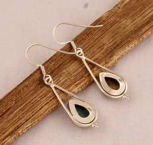 Pendientes de Plata de Ley 925 con Forma de Lágrima, Turquesa de Cobre, Hechos a Mano, para Mujer, Regalo de Boda, para Damas de Honor, a la Moda - Product Image 2