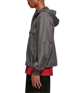 Chaqueta Cortavientos Deportiva Informal de Alta Calidad con Logotipo Personalizado, Cortavientos Impermeable con Capucha para Hombre, de Poliéster, para Exteriores, 2026 - Product Image 5