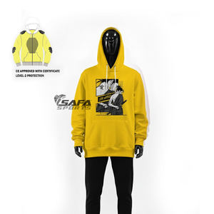 Logo personnalisé moto motard veste à capuche été respirant ignifuge unisexe course tout-terrain protection chemise taille conception - Product Image 6