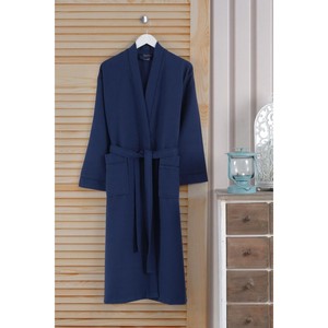 Bata de Baño Varol Dama Serie Clásica con Cuello Kimono, Suave y Transpirable de Modal, Bata de Mañana con Cintura Elástica y Estampado Animal para Dormir - Product Image 2