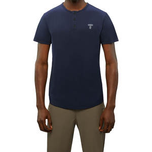 100% Stock de coton biologique Design personnalisé T-shirts décontractés à manches courtes pour hommes Services OEM/ODM acceptés vêtements en vrac tissés - Product Image 2