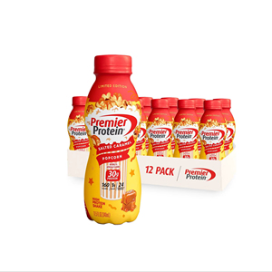 Premier <b>Protein</b> Shake, LIMITED EDITION Salted Caramel Popcorn, 30g <b>Protein</b>, 11.5 fl oz, 12 Pack - Product Image 1