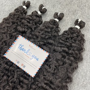Cheveux vietnamiens traités vierges vapeur Fuzz Curly Bundle cheveux, cheveux humains vietnamiens à cuticule alignée prix de gros - Product Image 5