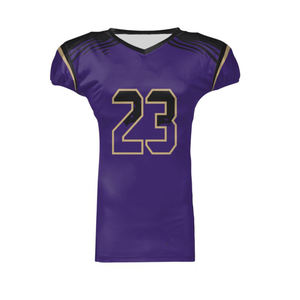 Uniforme de fútbol americano azul y blanco personalizado para jóvenes al por mayor, compra de uniformes de fútbol para conjuntos de equipos - Product Image 4