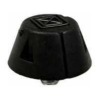 Clous de remplacement en nylon noir SC-28F ODM, filetage 10mm 6mm, pour chaussures de football et de rugby, usage sur terrain souple, en vrac/sur mesure