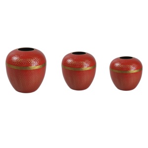 Modern Classic Indoor <b>Flower</b> Vase Fancy Hammered Design with Coastal Style Iron Planter Pot for Decorative <b>Flower</b> <b>Displays</b> - Product Image 1