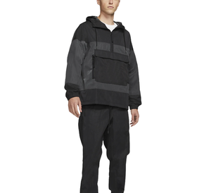 Anorak แจ็คเก็ตน้ำหนักเบาแบบลำลองสำหรับฤดูร้อนแจ็คเก็ตกันลมกันน้ำแบบสวมหัวแฟชั่นลำลองกันลมบล็อกสี - Product Image 3