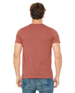 เสื้อยืดคอกลมสำหรับผู้ชายเสื้อยืดผ้าฝ้ายออร์แกนิกเนื้อนิ่ม45% ผ้าป่าน55% น้ำหนักมากเสื้อยืดผ้าฝ้ายพรีเมียมสำหรับผู้ชาย - Product Image 3