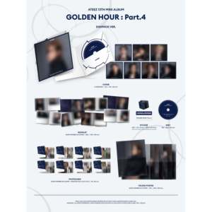 ATEEZ - 13º Mini Álbum: GOLDEN HOUR: Parte 4 (Versión DIGIPACK) - Product Image 1