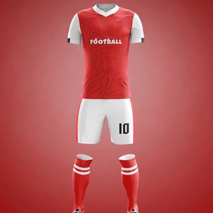 Uniformes de fútbol de secado rápido para jóvenes al por mayor, Conjunto de camiseta de verano y otoño con impresión de nombre, servicio OEM disponible - Product Image 2