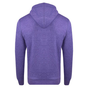Sweats à capuche pour hommes avec logo personnalisé brun 300 Gsm sweat à capuche épais et épais en coton uni avec fermeture éclair sweats à capuche de haute qualité - Product Image 2