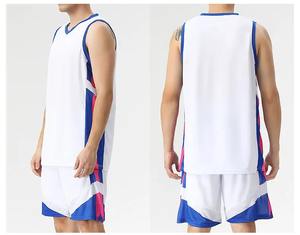 Men's Basketball Sportswear <b>Printed</b> <b>Mesh</b> Jersey with Team Logo Stock Design Basketball Uniform - Product Image 4