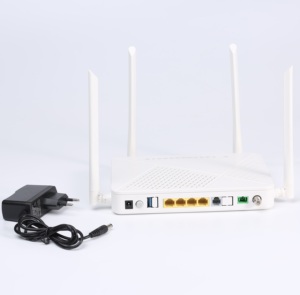 4GE+POT+CATV+5G WIFI+USB3.0 <span class=keywords><strong>XPON</strong></span> ONT Double bande WIFI <span class=keywords><strong>XPON</strong></span> 2.4G 5G FTTH Prend en charge la technologie <span class=keywords><strong>XPON</strong></span> bi-mode EPON GPON OLTs - Product Image 2