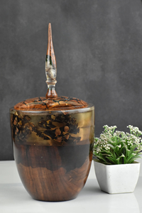 ของที่ระลึกที่ระลึกสำหรับมนุษย์ทำจากไม้โรสวูดและอีพ็อกซี่สำหรับตกแต่งขนาดใหญ่ทำด้วยมือ - Product Image 4