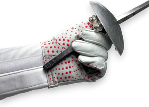 Gants d'escrime professionnels pour l'épée, le foil et le sabre, gants en cuir rembourrés à haute protection avec poignée antidérapante, vente en gros OEM - Product Image 6