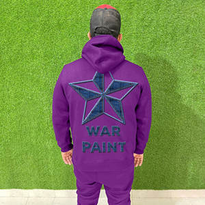 Conjunto Deportivo Informal con Capucha para Hombre, Logotipo Personalizado, Suministro al por Mayor, Marcas de Ropa Deportiva, Precio de Fábrica, Conjunto de Dos Piezas, Uso en Gimnasio y al Aire Libre, 100% - Product Image 2