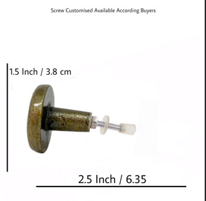 Tiradores de armario de puerta de hierro fundido antiguo con estampado de pie de perro moderno, tirador para armario, tocador, dormitorio, cocina - Product Image 3
