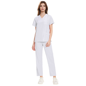 Uniformes Médicos Ligeros con Cuello en V, de Secado Rápido, Manga Corta, para Quirófano, Spas Médicas, Personal de Enfermería, Clínicas Estéticas - Uniformes de Hospital - Product Image 6