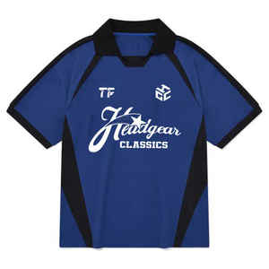 Camiseta de fútbol personalizada para deportes Gucha, diseño de sublimación de Color, uniforme de fútbol, camiseta de fútbol de gran tamaño, ropa de calle transpirable - Product Image 1