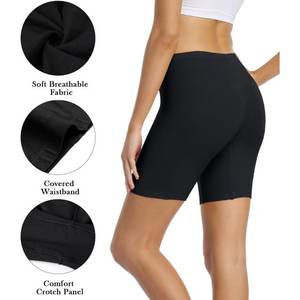 Shorts de Yoga Bermuda para Mujer, Cintura Media, Control de Abdomen, Tejido Transpirable y Delgado, Efecto Levanta Glúteos, Cintura Elástica, 3/4 de Longitud, para Ejercicio y Gimnasio - Product Image 4