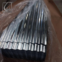 Tôle d'acier ondulée galvanisée à chaud, tôle de toiture ondulée GI, revêtement en zinc Z60 Z80 Z100, paillettes régulières, usine chinoise