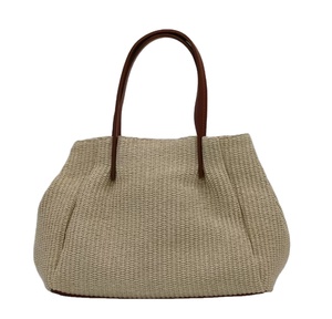 Bolso de Paja Trenzado Hecho a Mano, Bolso de Cuero para Mujer, Bolso de Paja, Bolso de Playa de Macramé, Directo del Proveedor Indio - Product Image 1