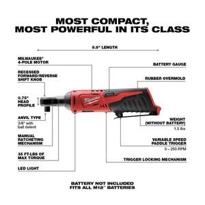 Kit Combinado de Taladro Percutor Eléctrico sin Escobillas de Iones de Litio de 12 Voltios (2 Herramientas) con Trinquete de 3/8 Pulgadas y Martillo Eléctrico de 18 Voltios - Product Image 3