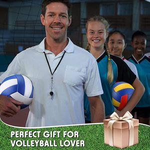 ลูกวอลเล่ย์บอลพีวีซีแบบเป่าลมน้ำหนักเบาเย็บด้วยเครื่องจักรอุปกรณ์กีฬา - Product Image 6