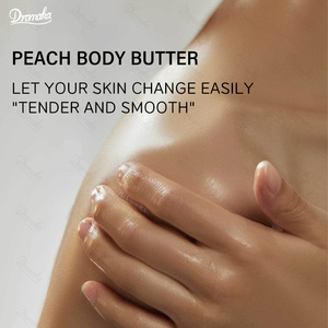 Hidratante Natural no graso cura las manos agrietadas y la piel seca FAVORITOS DE CAÍDA Mantequilla corporal batida Manteca de karité Mantequilla de melocotón - Product Image 5
