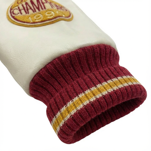 Vêtements de rue Mode personnalisée Hiver Chaud Collage Doublure en softshell Broderie Vestes universitaires Veste de baseball pour hommes - Product Image 2