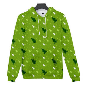 Sudadera Térmica Unisex de Invierno con Colores Navideños, Estilo Urbano, Sudadera Larga con Capucha, 100% Algodón, Diseño Personalizable y Ecológico - Product Image 3