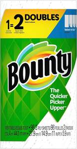Toallas de Papel Bounty Select-A-Size, 2 Capas, 90 Hojas/Rollo, 24 Rollos/Paquete (66539/5815) - Product Image 6