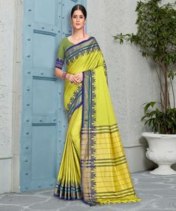 ผ้าส่าหรีผ้าไหมนิ่มสำหรับผู้หญิงอินเดียใหม่ศิลปะ Banarasi ชุดเดรสแบบไม่มีตะเข็บ - Product Image 4