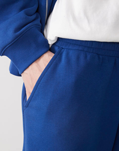 High Quality Polyester/Cotton <b>Denim</b> <b>Men's</b> Oversized Solid Colour Waterproof Sweatpants Lightweight Fleece Custom Washed <b>Jogger</b> - Product Image 2