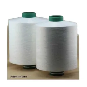 100% polyester DTY yarn for Export pure polyester yarn high quality 30s/1for weaving in fluctuated extents from india