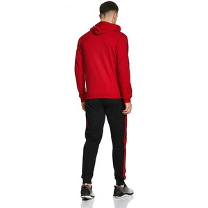 Survêtement à capuche léger pour hommes de haute qualité 100% coton vêtements d'entraînement en couleurs unies-conception de vêtements en gros - Product Image 2