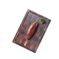 Planche à découper en noyer noir de haute qualité, écologique, à grain transversal, taille personnalisée, rectangulaire, ustensile de cuisine pour fruits