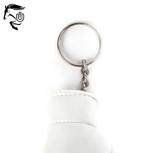 พวงกุญแจชกมวยขนาดเล็กสำหรับทุกเพศพวงกุญแจหนังสแตนเลสหนังแบบปลดได้เร็วพวงกุญแจรถหนังน้ำหนักเบาติดทนนาน - Product Image 5