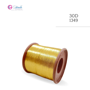 Hilo de bordado de poliéster 1349 30D de alta tenacidad Hilo metálico Lurex tipo MS & ST para tejer a mano con alta durabilidad - Product Image 3