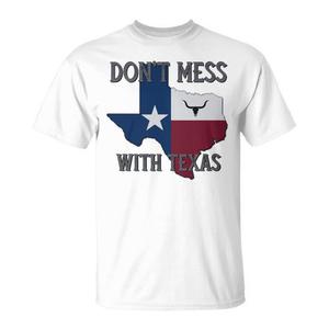 Camiseta Longhorn con Diseño de la Bandera del Estado de Texas, Categoría Promocional - Product Image 1