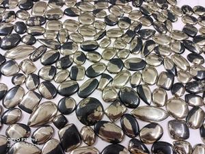 Cabujones de pirita Apache natural de alta calidad al por mayor - Product Image 3