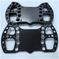 Usine OEM personnalisé CNC usinage fibre de carbone coupe produit en fibre de carbone pour SIM Racing