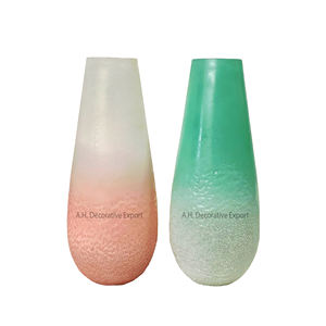 Modern Nordic creative striped colored <b>vase</b> bubble <b>glass</b> <b>vases</b> fashionable retro decorative decoration hydroponic <b>vase</b> for Sale - Product Image 6