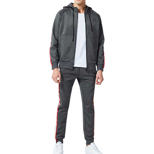 Stitchmode Custom Men's Casual <b>Tracksuits</b> Set Knee Length 100% Cotton Long Sleeve Drawstring Running Jogging Athletic - Product Image 2