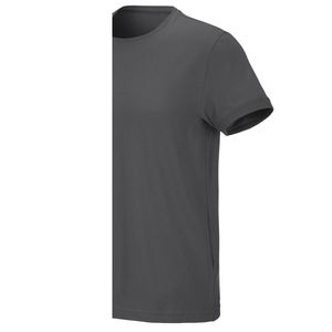 Camiseta de Manga Corta Casual para Hombre, Talla Grande, con Logotipo Personalizable de Alta Calidad, Transpirable, Bordada, Gris, 220 g/m², 100 % Orgánica - Product Image 3