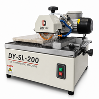 Machine automatique de chanfreinage de carreaux DY-SL-200, découpe à l'eau, cinquième génération, module de rainurage et de chanfreinage haute précision, meuleuse d'angle