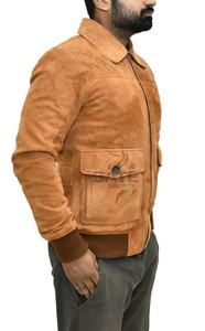 Veste en cuir de vache unisexe de style urbain, patchwork, broderie, couleurs personnalisées, meilleure qualité, service OEM - Product Image 2