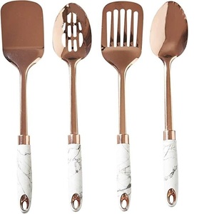 Juegos de cubiertos personalizados de alta calidad para utensilios de cocina, artículos de Catering, juego de cubiertos de Metal, juego de cubiertos duradero decorativo hecho a mano - Product Image 4