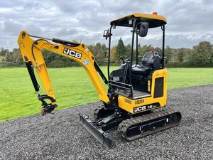 Mini-excavatrice JCB 18Z-1 de 1,8 tonne avec moteur Kohler, excavatrice sur chenilles à oscillation de queue zéro pour la construction et l'aménagement paysager - Product Image 5
